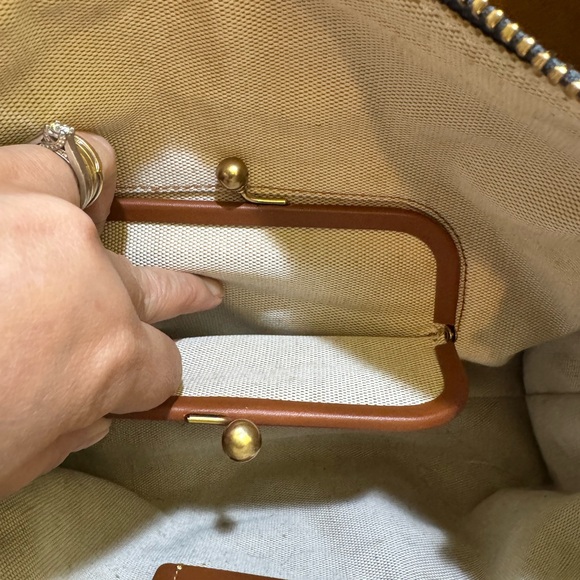 Coach Reserve Rogue Blue Leather Tote Bag - Picture 10 of 11